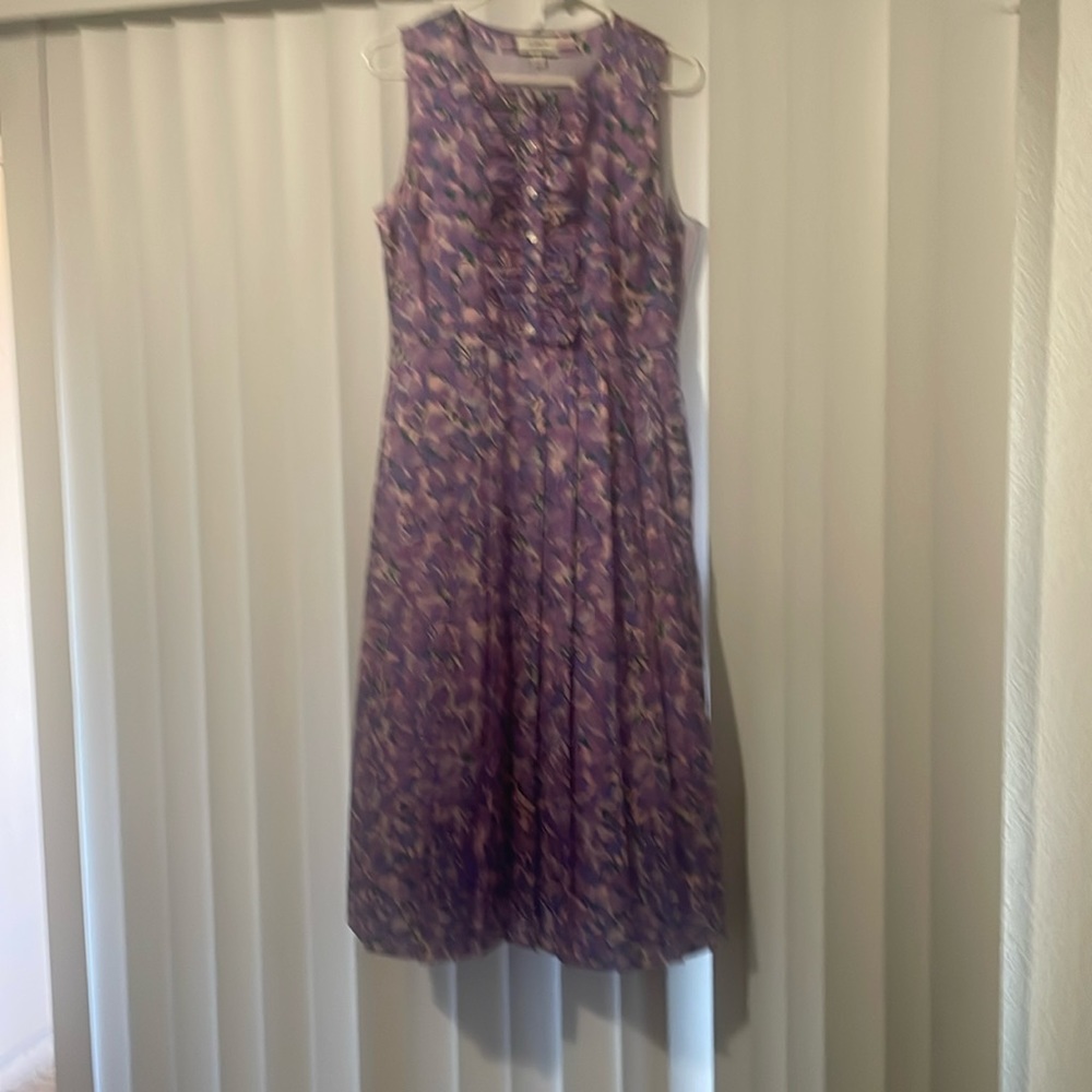 Beautiful J.Crew dress with matching 8.5 heals. Never worn.